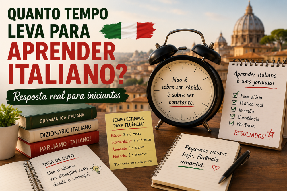 Quanto Tempo Leva para Aprender Italiano? Resposta Real para Iniciantes