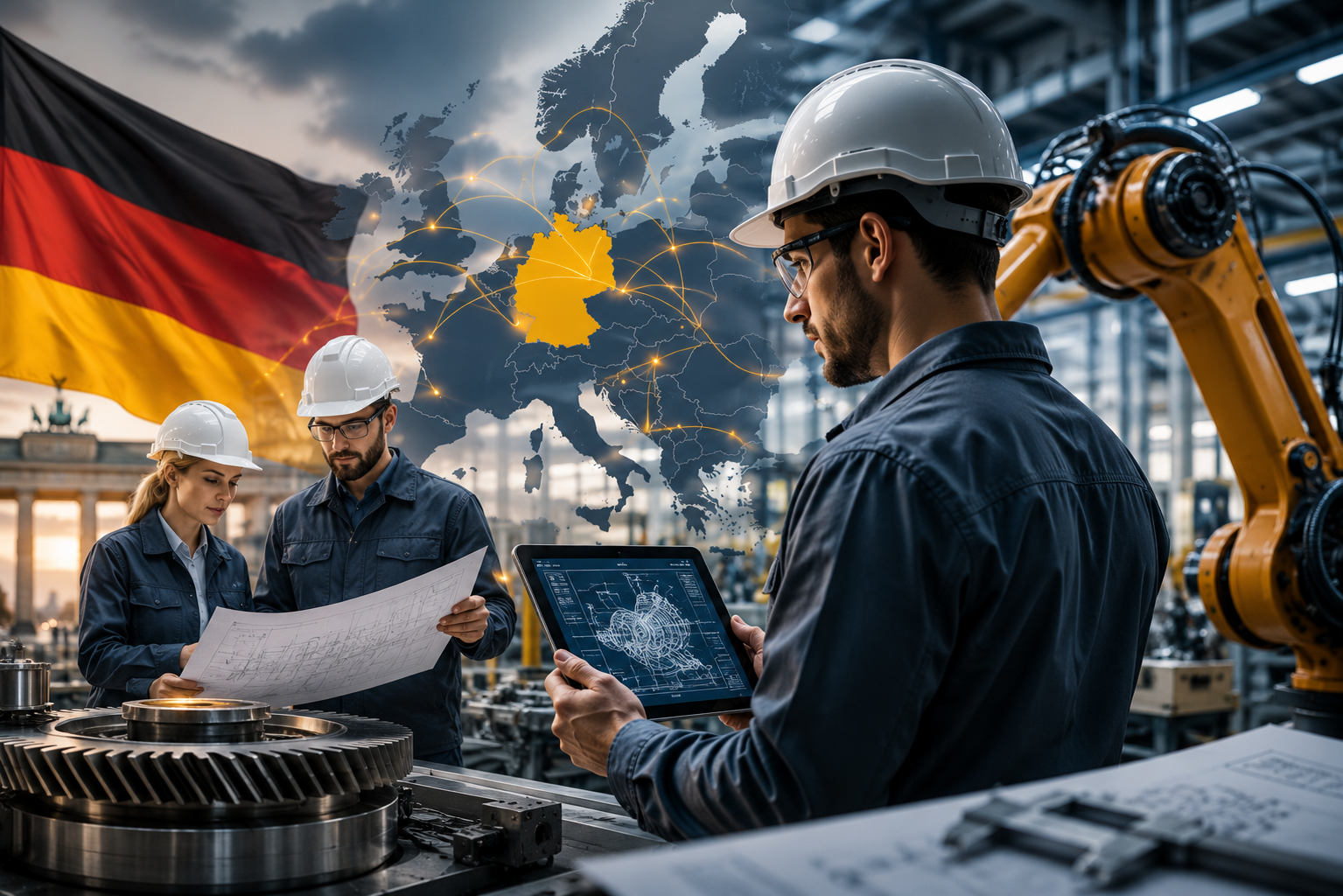 Alemão para Engenheiros e Técnicos: Por que a Indústria Europeia Exige Esse Idioma