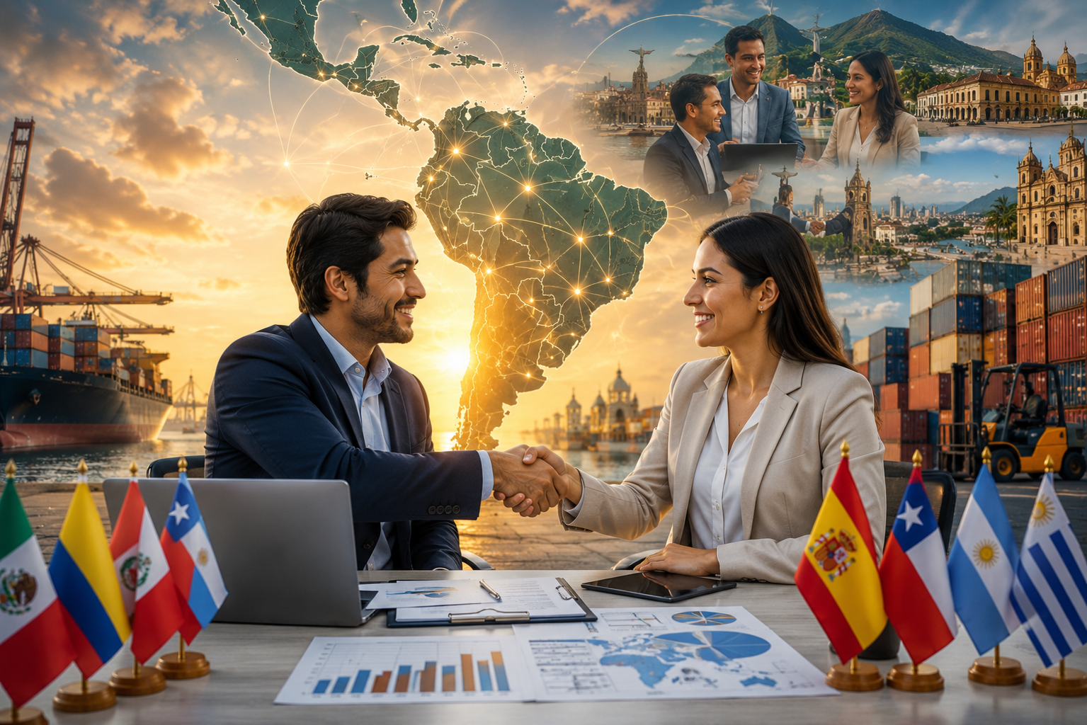 Espanhol para o Mercado Latino: Como o Idioma Multiplica Oportunidades no Comércio Regional